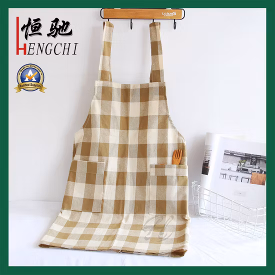Customized Cotton Promotional Kitchen Cooking Apron with Logo